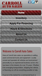 Mobile Screenshot of carrollautosales.com
