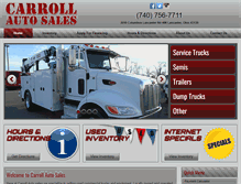 Tablet Screenshot of carrollautosales.com